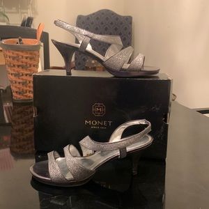 Glinda Pewter JCPennys 9 1/2 Heels